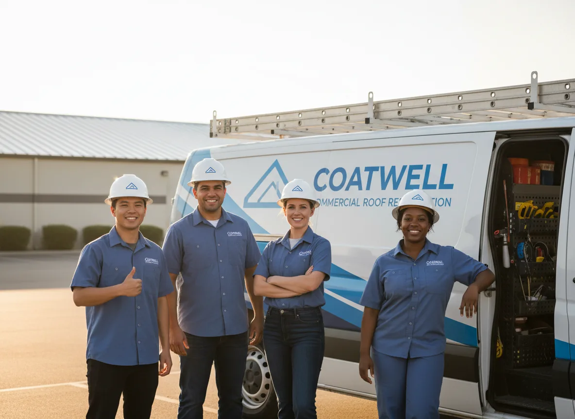 Commercial roof coating company in Melvin, IL
